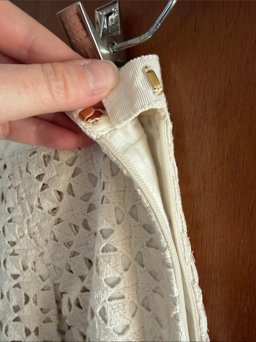 Tory Burch cotton lace eyelet skirt - Picture 4 of 10